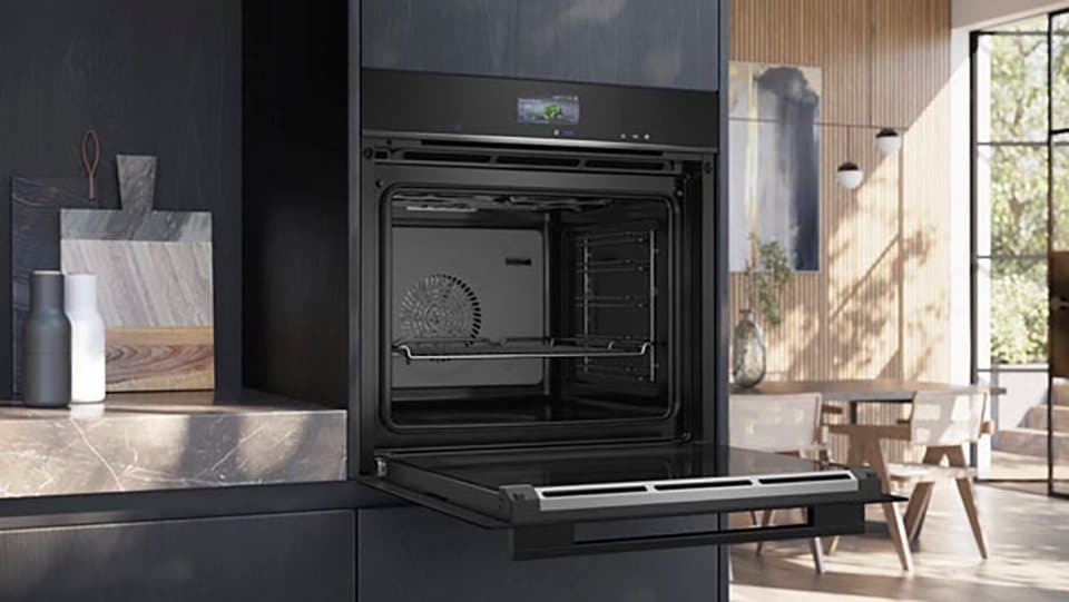 SIEMENS Dampfbackofen iQ700 HS736G3B1, mit Teleskopauszug nachrüstbar, ecoClean, cookControl Pro Funktion für automatische Gerichtzubereitungen - Thumbnail 4