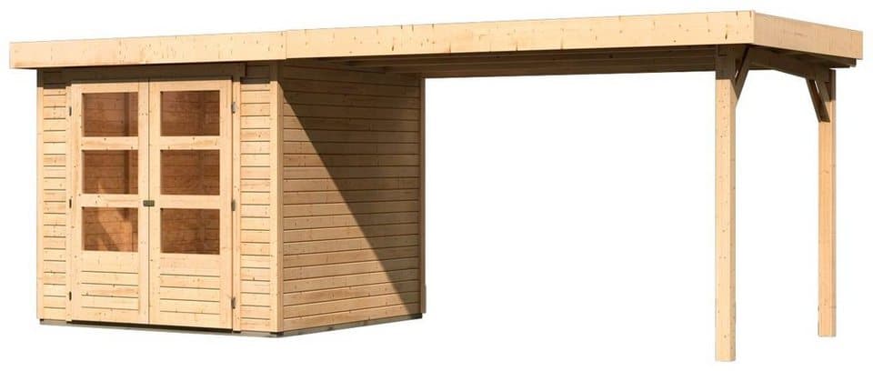 Karibu Gartenhaus Arnis, BxT: 242x238 cm, (Set), mit Anbaudach 2,80 m Breite - Thumbnail 2