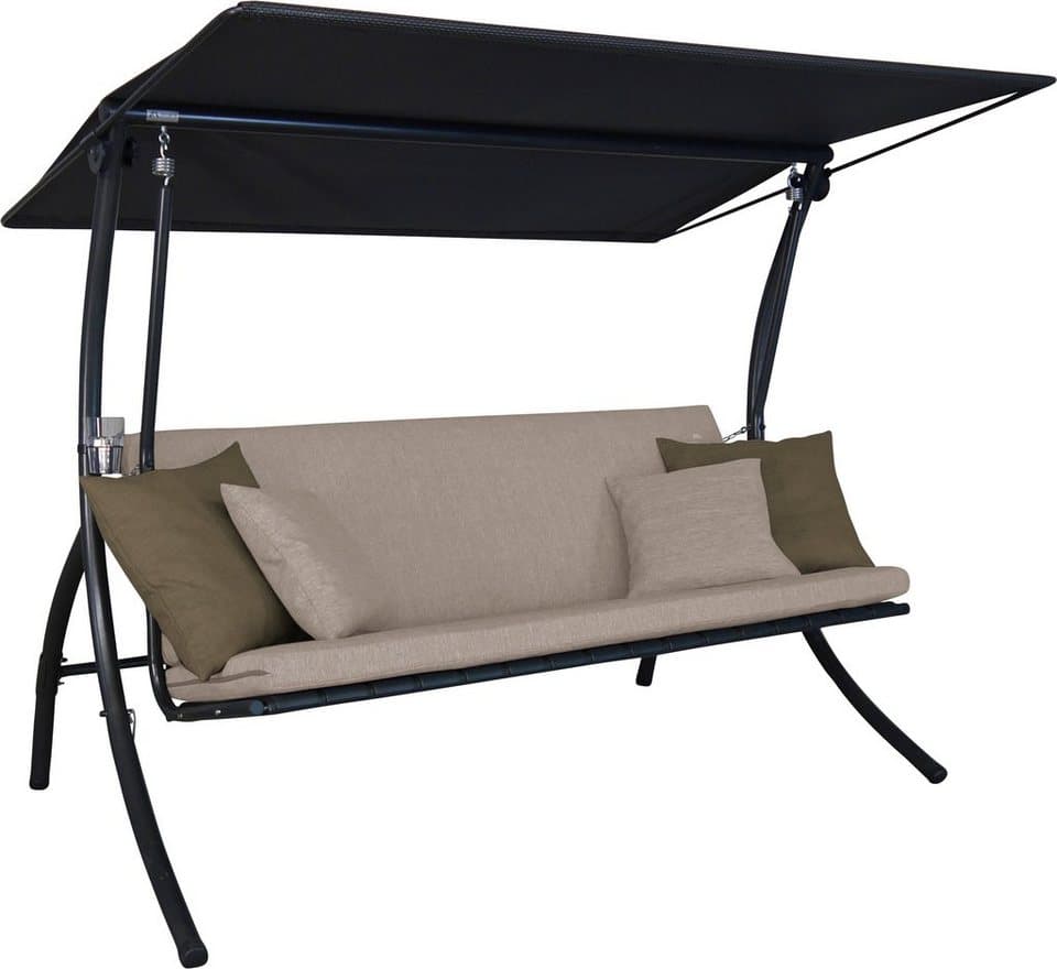 Angerer Freizeitmöbel Hollywoodschaukel Motion Smart sand, 3-Sitzer, Bettfunktion, OTTOs Choice - Bild 1