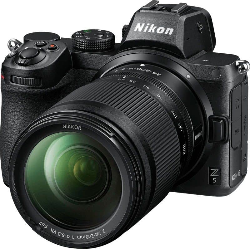 Nikon Z 5 KIT Z 24-200 mm 1:4.0-6.3 VR Systemkamera (24-200 mm 1:4.0-6.3 VR, 24,3 MP, Bluetooth, WLAN (WiFi) - Bild 1