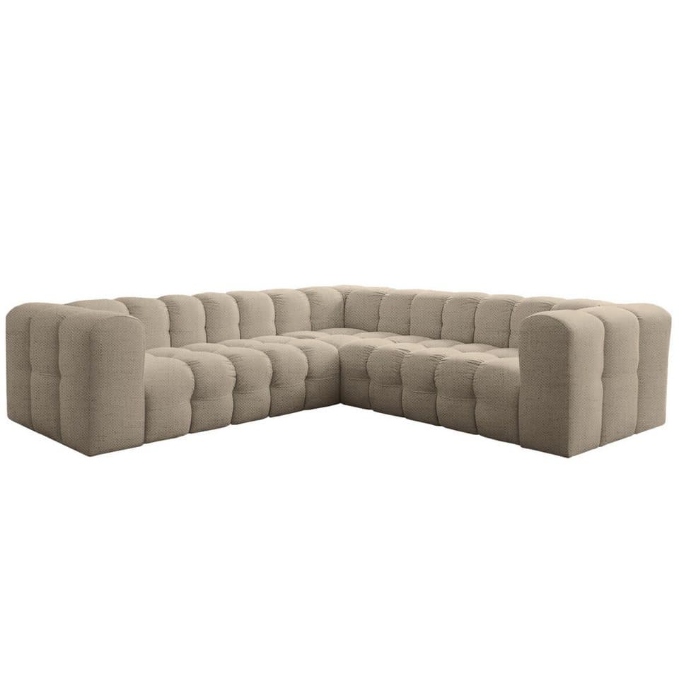 Friderik-EU Ecksofa Baloo Corner 270x270 cm – modernes Design & HR-Schaumstoff, Stoff Moly - Bild 1