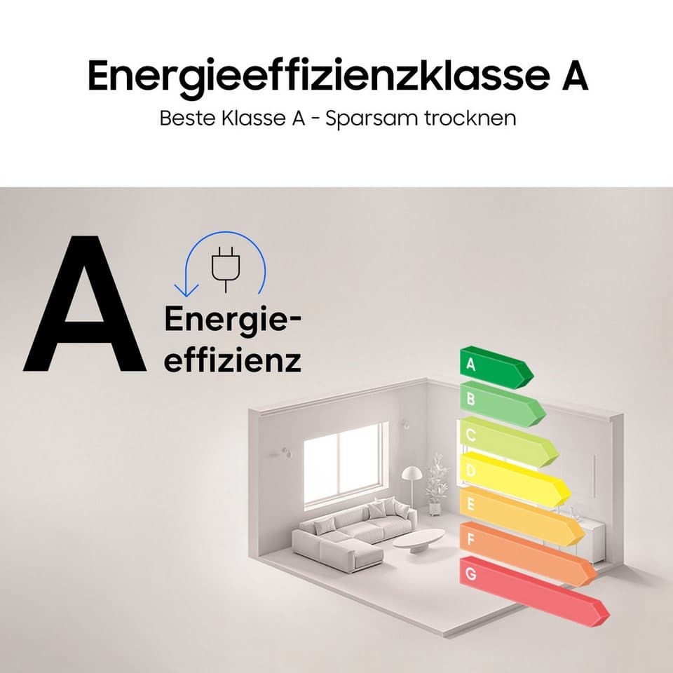 Samsung Wärmepumpentrockner DV6400D DV90DG6845LKU2, Klartext-Display - Einfache und komfortable Bedienung - Thumbnail 7