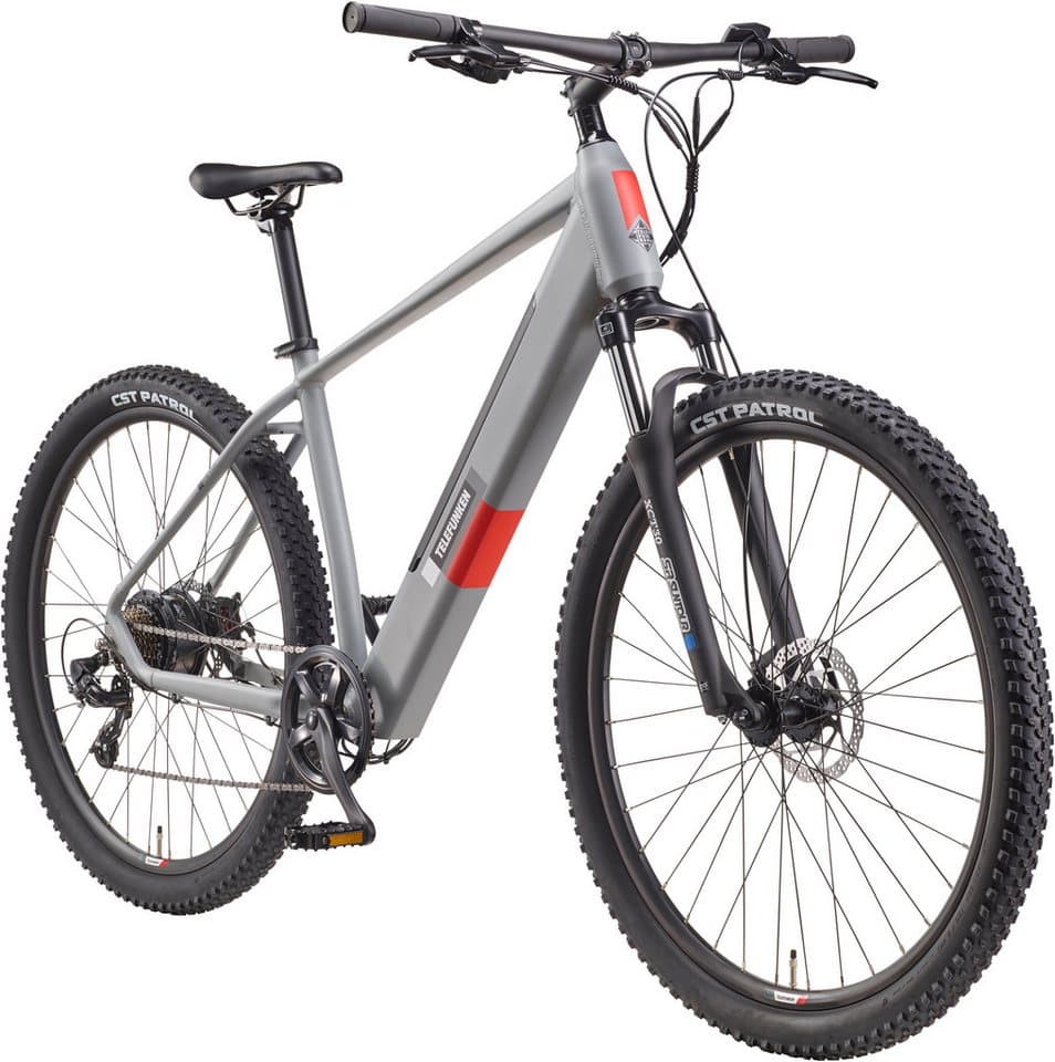 Telefunken E-Bike Mountainbike Aufsteiger M921, 7 Gang Shimano, Kettenschaltung, Heckmotor, 468 Wh, (29 Zoll, Scheibenbremsen), Pedelec, Elektrofahrrad für Damen u. Herren, MTB - Thumbnail 2