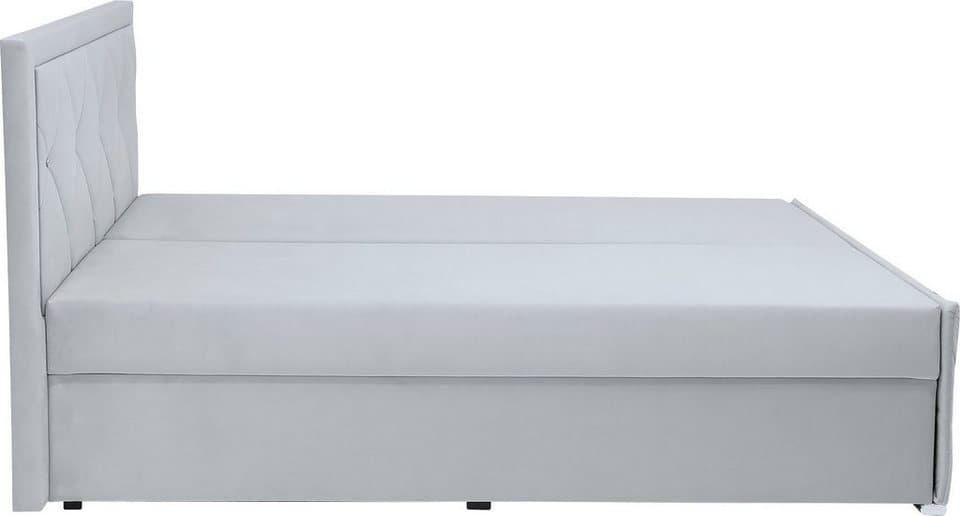 Home affaire Boxbett Alfie, inkl. Bettkasten&Topper, Wahlweise mit Knopfsteppung oder Strasssteinen, H2, H3 und H4 wählbar - Thumbnail 6