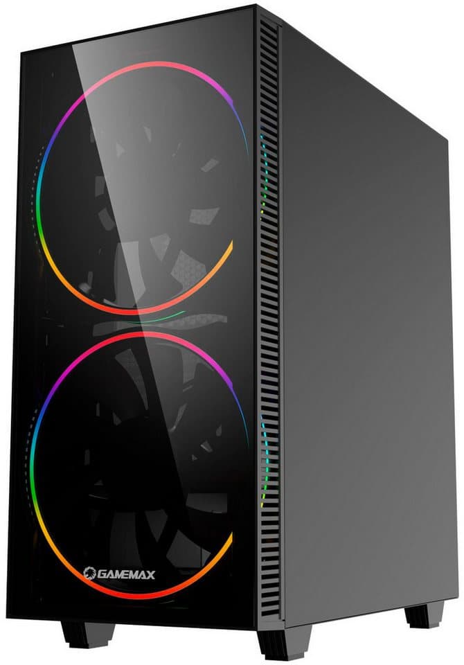 GAMEMAX MegaDeal Black Hole 2839 AMD Ryzen 5 7500F 32GB DDR5 1TB SSD RTX 5070 Gaming-PC-Komplettsystem (34", AMD Ryzen 5 7500F, RTX 5070, 32 GB RAM, 1000 GB SSD, Windows 11, DDR5 RAM + MSI MAG 342CQR E2 Curved Monitor 86cm (34) - Thumbnail 5