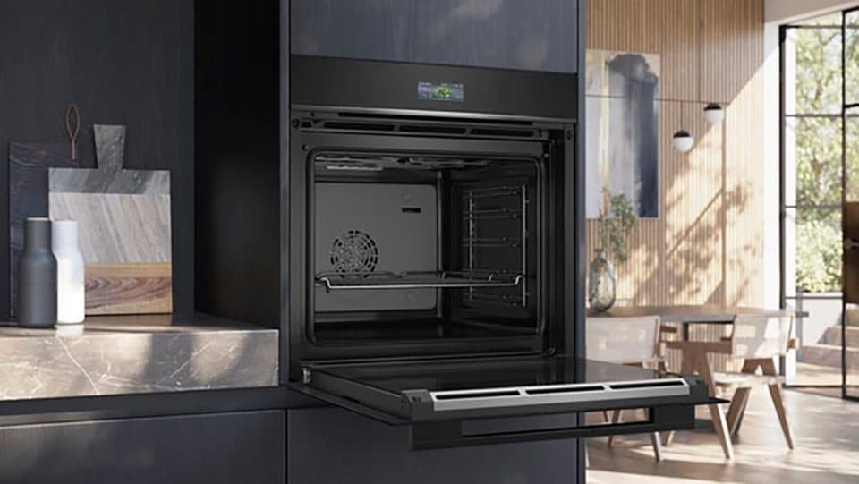 SIEMENS Backofen iQ700 HB734G1B1, mit Teleskopauszug nachrüstbar, ecoClean, Air Fry Funktion für knusprige Ergebnisse & Schnellaufheizungung - Thumbnail 3
