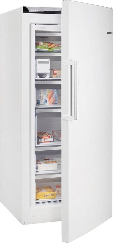 BOSCH Gefrierschrank Serie 6 GSN51AWCV, 161 cm hoch, 70 cm breit, Kein Abtauen, No Frost und hohe Flexibilität dank variabler Schubladen