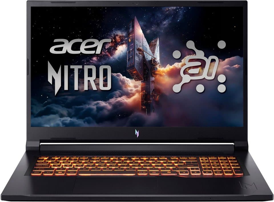 Acer Nitro V ANV17-41 RTX 5050/5060/5070 Gaming-Notebook (43,94 cm/17,3 Zoll, AMD Ryzen 5 240, GeForce RTX 5050, 16 GB, 512 GB SSD) - Thumbnail 3