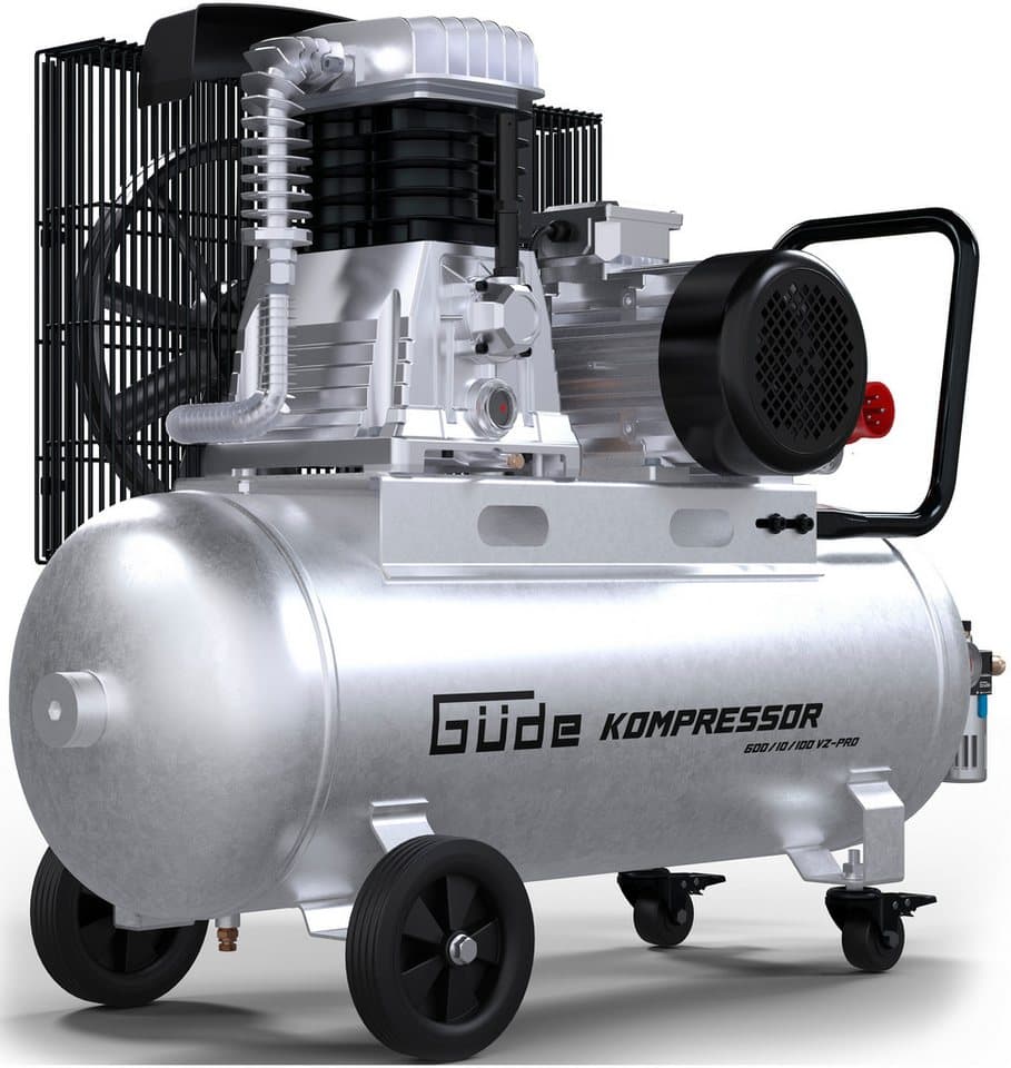 Güde Kompressor 600/10/100 VZ-PRO, 4000 W, max. 10 bar, 100 l - Thumbnail 5
