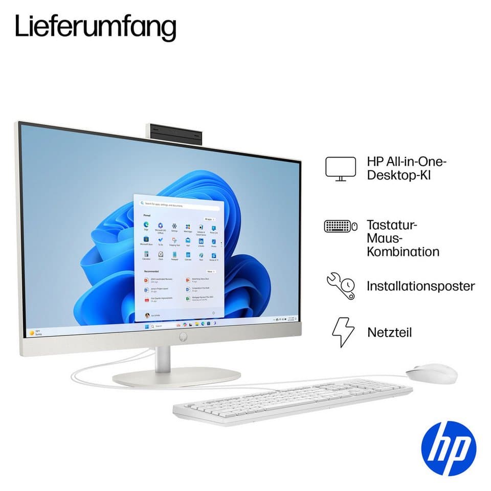 HP 27-cr0002ng All-in-One PC (27 Zoll, Intel Core i5 1335U, Iris® Xe, 8 GB RAM, 512 GB SSD) - Thumbnail 12