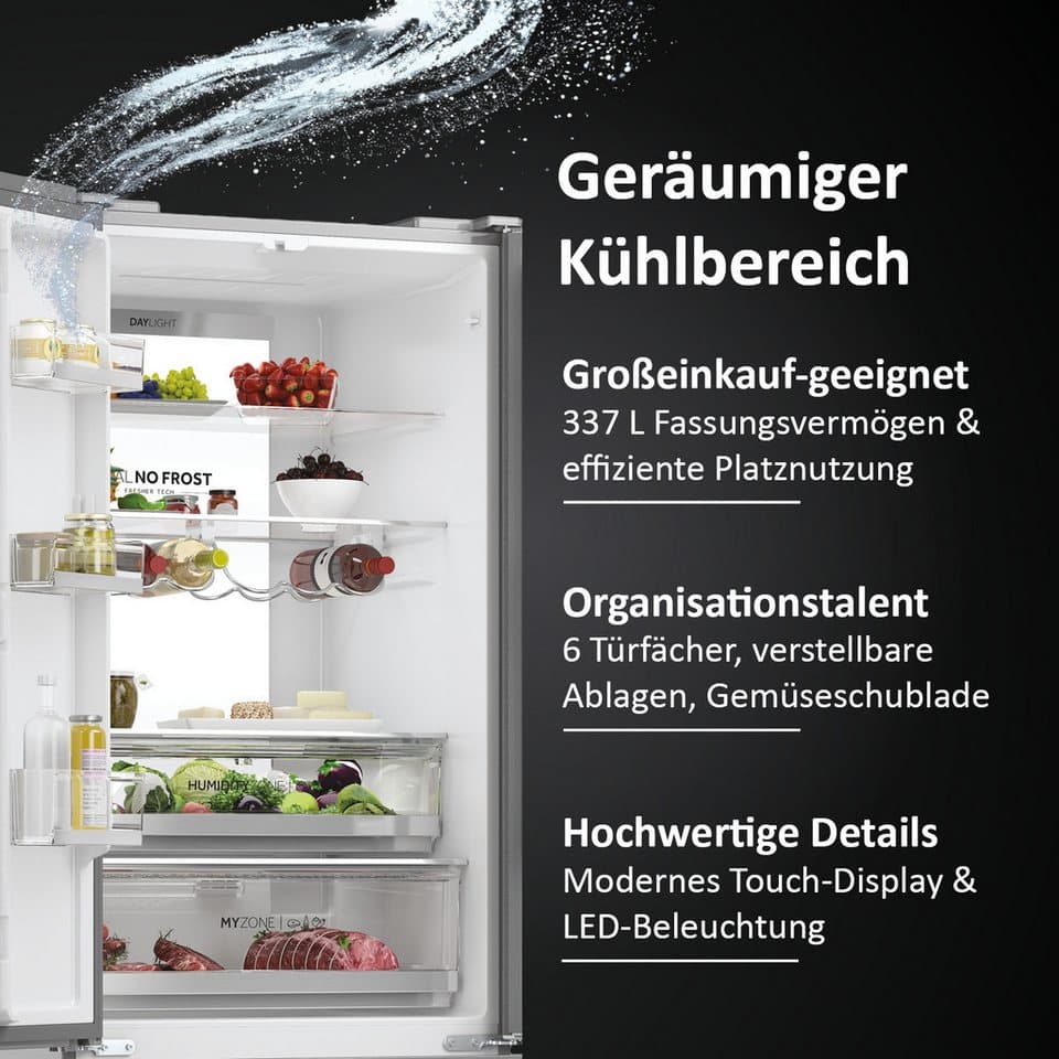 Haier French Door French Door 70 HFR7720DWMP, 200,6 cm hoch, 70 cm breit - Thumbnail 3