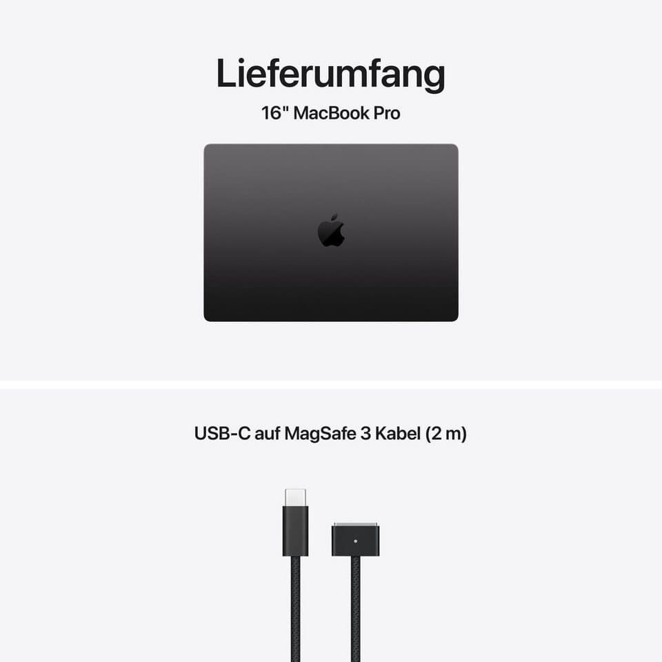 Apple 16" MacBook Pro Notebook (41,05 cm/16,2 Zoll, Apple M5 Max M5, 40-Core GPU, 48 GB, 2000 GB SSD) - Thumbnail 9