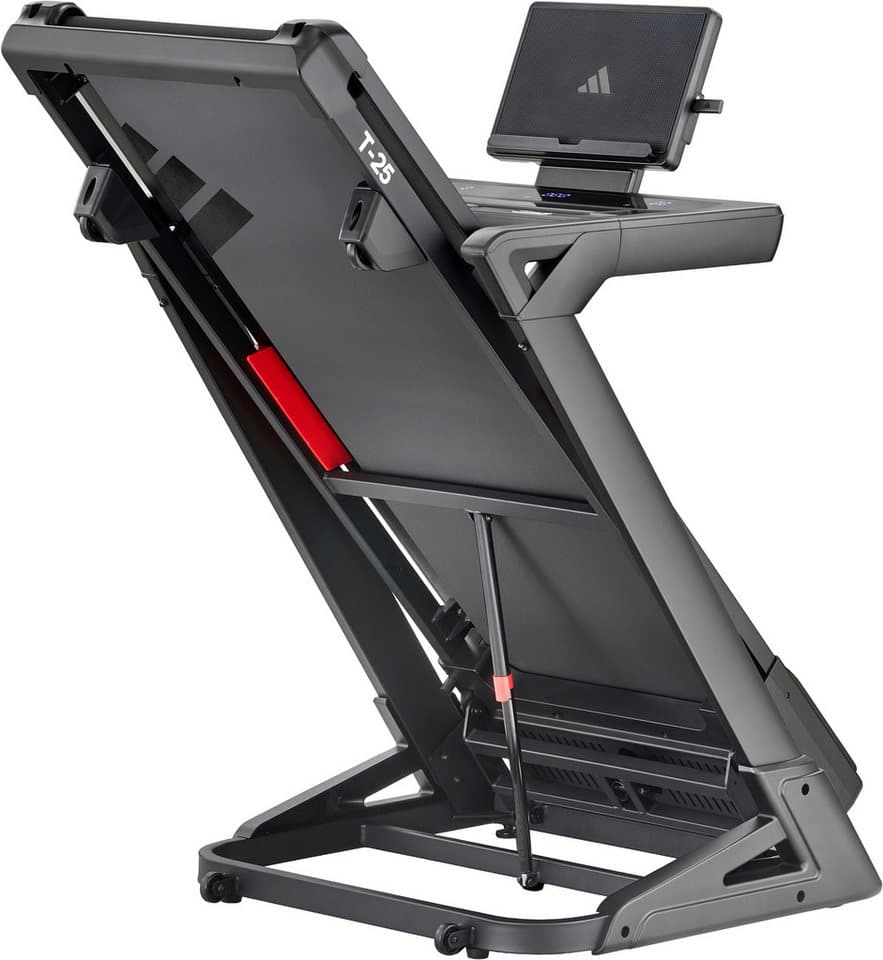 adidas Performance Laufband Adidas T-25 Treadmill (Kompatibel mit Kinomap & Zwift, Ultra Series Cushioning, Soft-Drop), bis max. 19 km/h, mit Steigung, 135kg max. Benutzergewicht - Thumbnail 2