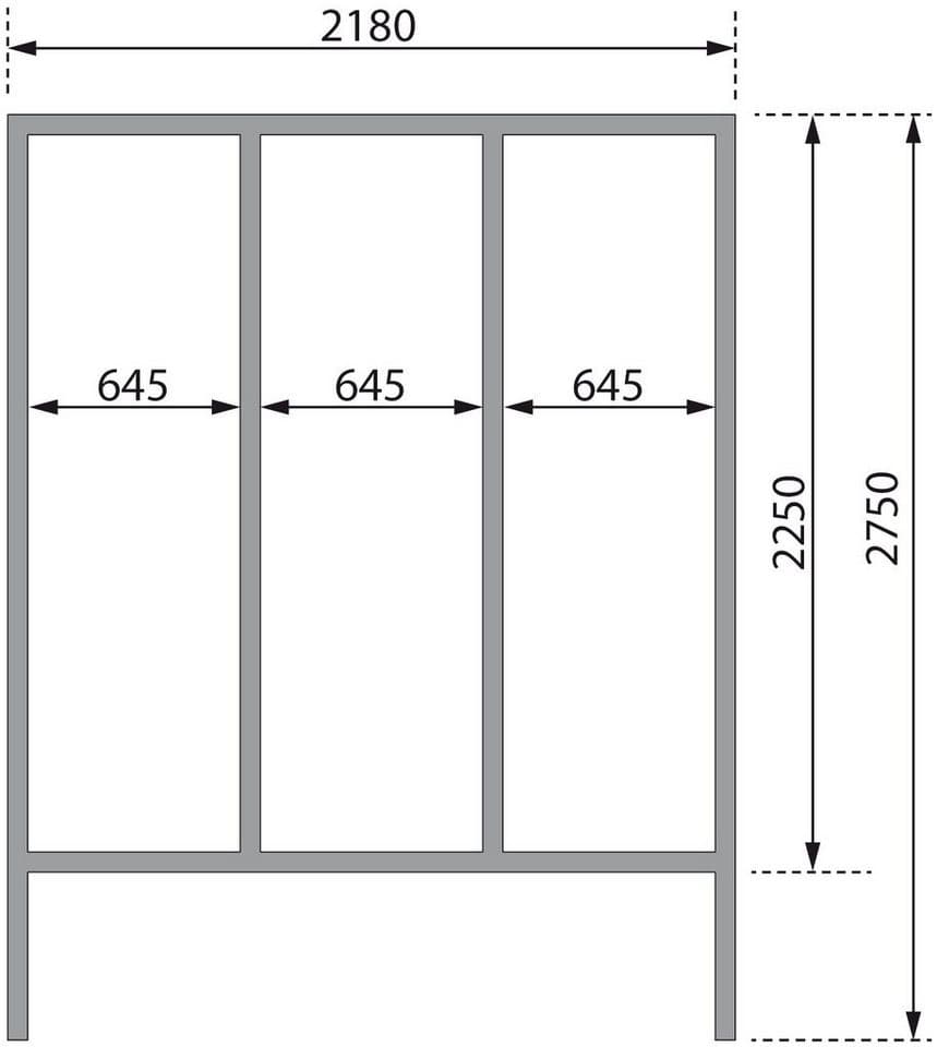 Karibu Fasssauna Fasshaus 2, BxTxH: 219 x 295 x 229 cm, 40 mm, (Set, 2-St) Ofen 9 kW Bio externe Strg easy - Thumbnail 15