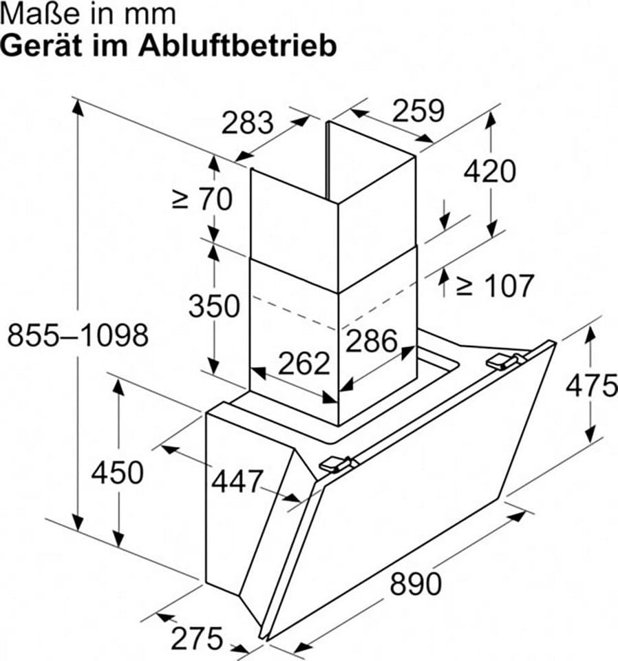 NEFF Kopffreihaube D98IPT2S0 Serie N 90 D98IPT2S0, Geräuscharme Küche dank Efficient Drive Motortechnologie - Thumbnail 11