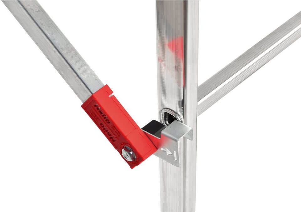 Hailo Vielzweckleiter G60 (1-St), Aluminium-Multifunktionsgerüst 2x12 Sprossen - Thumbnail 5