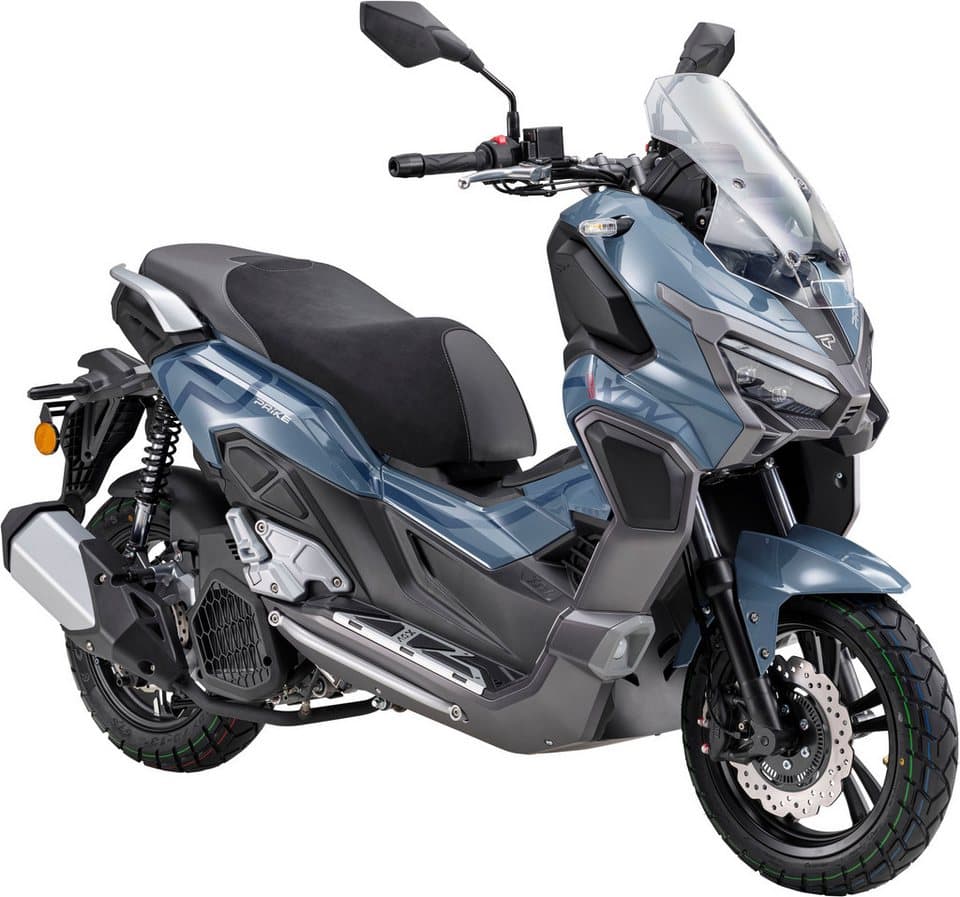 PRIKE Motorroller PRIKE XDV 125, E5+, Adventure, ADV Roller, 125 ccm, 95 km/h, Euro 5+, ABS, Windschutz, Heizgriffe, USB, EFI, digitales Display - Bild 1