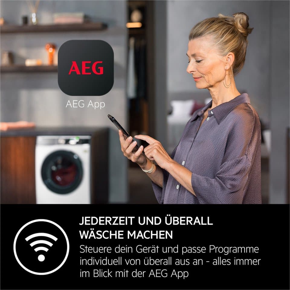 AEG Waschtrockner 8000 PowerCare® LWR8D80610, 11 kg, 7 kg, 1600 U/min, AutoDose: Automatische Dosierung, spart bis zu 60% Waschmittel - Thumbnail 4
