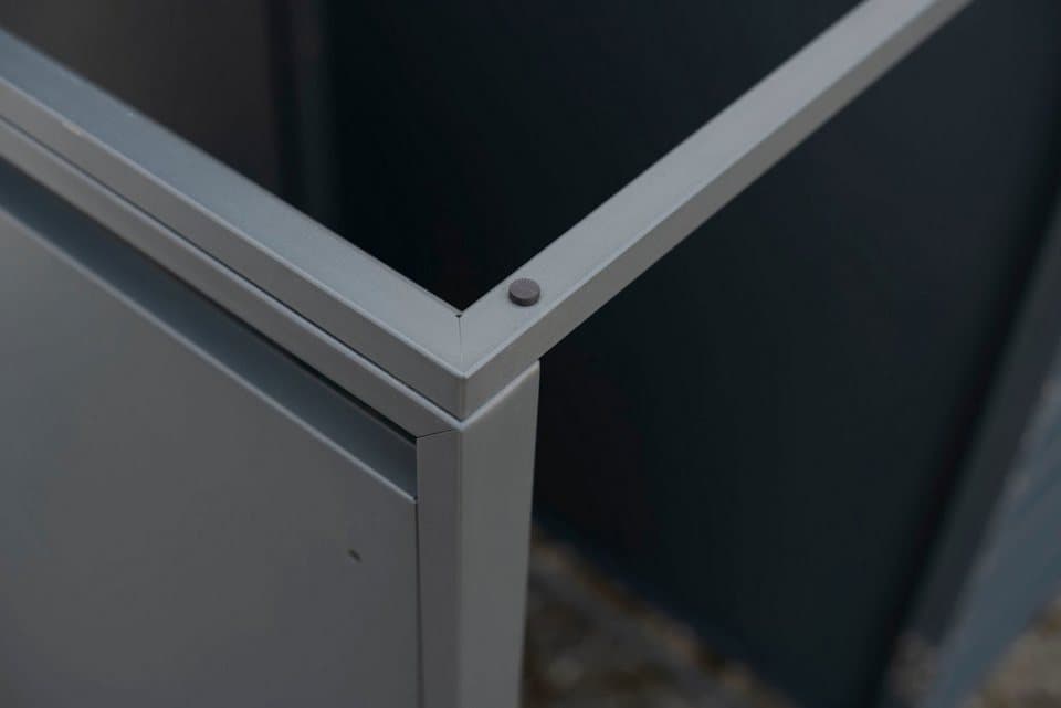 WESTMANN Mülltonnenbox Kubus, Platz für 3x240 L Mülltonnen - Thumbnail 7