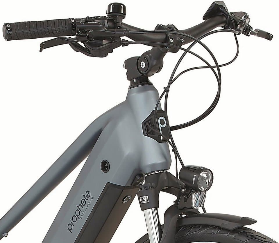 Prophete E-Bike Trekkingrad Entdecker 3.8, 8 Gang Shimano Altus Schaltwerk, Kettenschaltung, Mittelmotor, 540 Wh, Pedelec, Elektrofahrrad für Damen - Thumbnail 6