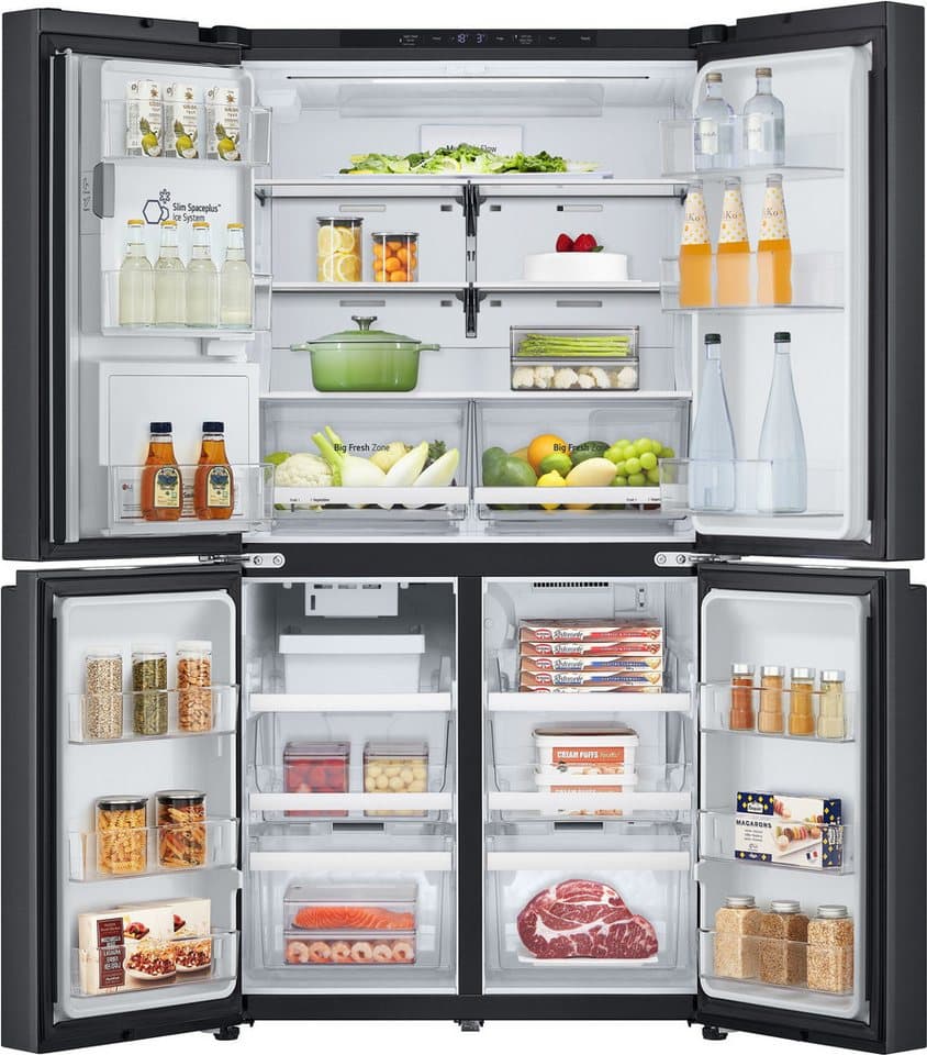 LG Multi Door GMF960EV2E, 179,2 cm hoch, 91,4 cm breit, No Frost, Wasserspender mit Smart Fill, großer Nutzinhalt von 646 L - Thumbnail 5
