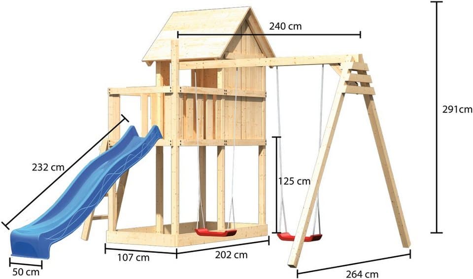KONIFERA Spielturm Finni, BxTxH: 347x264x291 cm - Thumbnail 10
