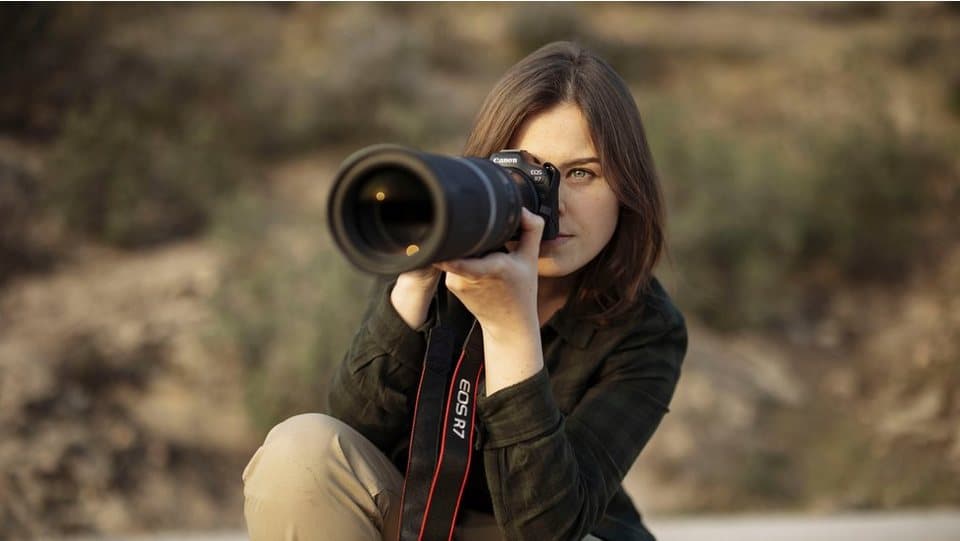 Canon EOS R7 + RF-S 18-150mm F3.5-6.3 IS STM Systemkamera (RF-S 18-150mm F3,5-6,3 IS STM, 34,4 MP, Bluetooth, WLAN) - Thumbnail 18