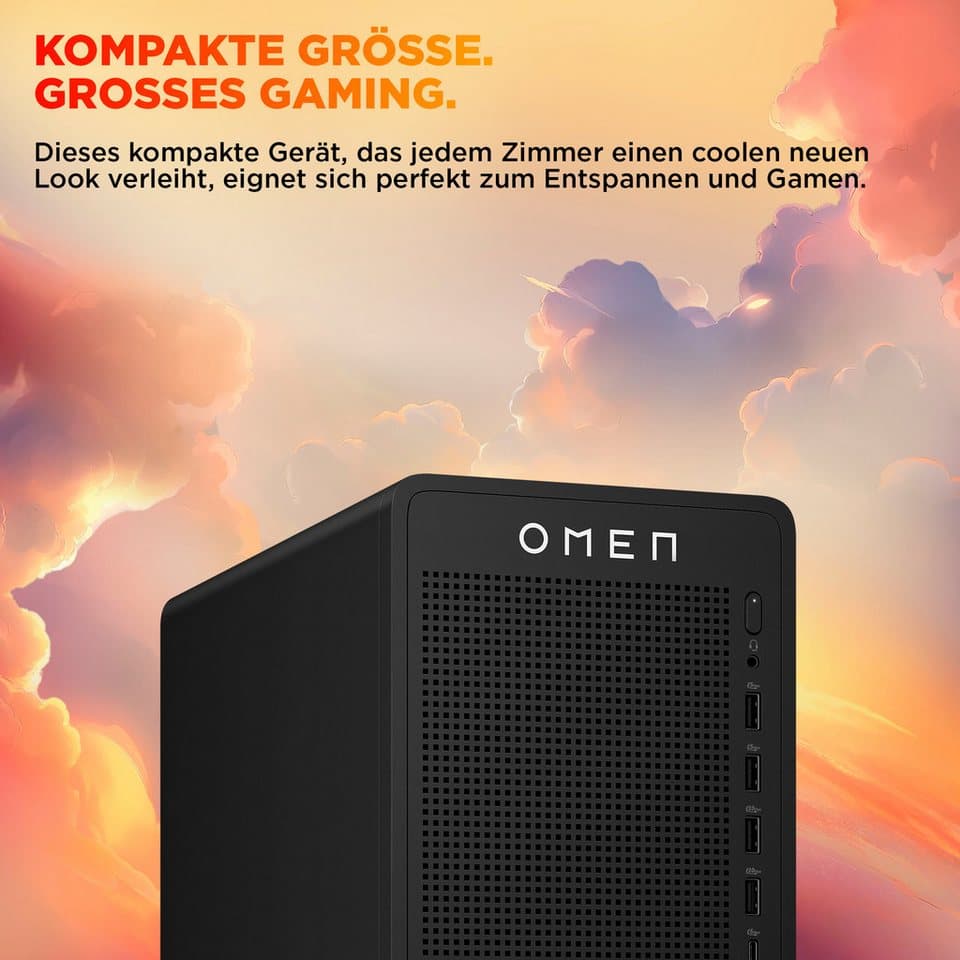 HP OMEN 16L TG03-0271ng Gaming-PC (AMD Ryzen 7 8700F, GeForce RTX 5060, 16 GB RAM, 512 GB SSD, Luftkühlung) - Thumbnail 9
