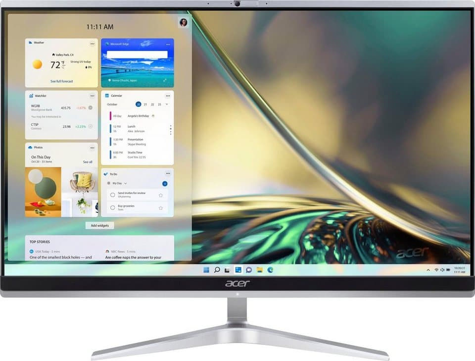 Acer Aspire C24-1650 All-in-One PC (23,8 Zoll, Intel Core i5 1135G7, Iris Xe Graphics, 8 GB RAM, 512 GB SSD, Luftkühlung) - Thumbnail 4