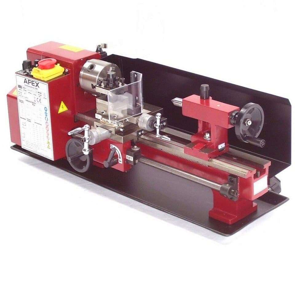 Apex Drechselbank Metalldrehmaschine Drehmaschine 300 Drehbank 55449 Metalldrehbank, (1-tlg) - Thumbnail 3