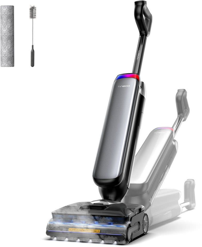 Tineco Nass-Trocken-Sauger FLOOR ONE S9 Artist Steam Pro, Dampfreiniger mit 160°C Dampfreinigung, 285 W, 22kPA Saugleistung, Selbstantrieb, 90 Minuten - Bild 1