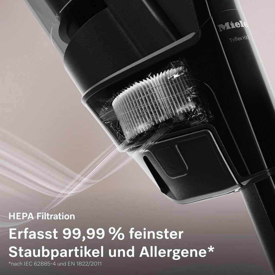 Miele Akku-Stielstaubsauger Triflex HX3 Aqua, 192 W, mit Beutel - Thumbnail 16