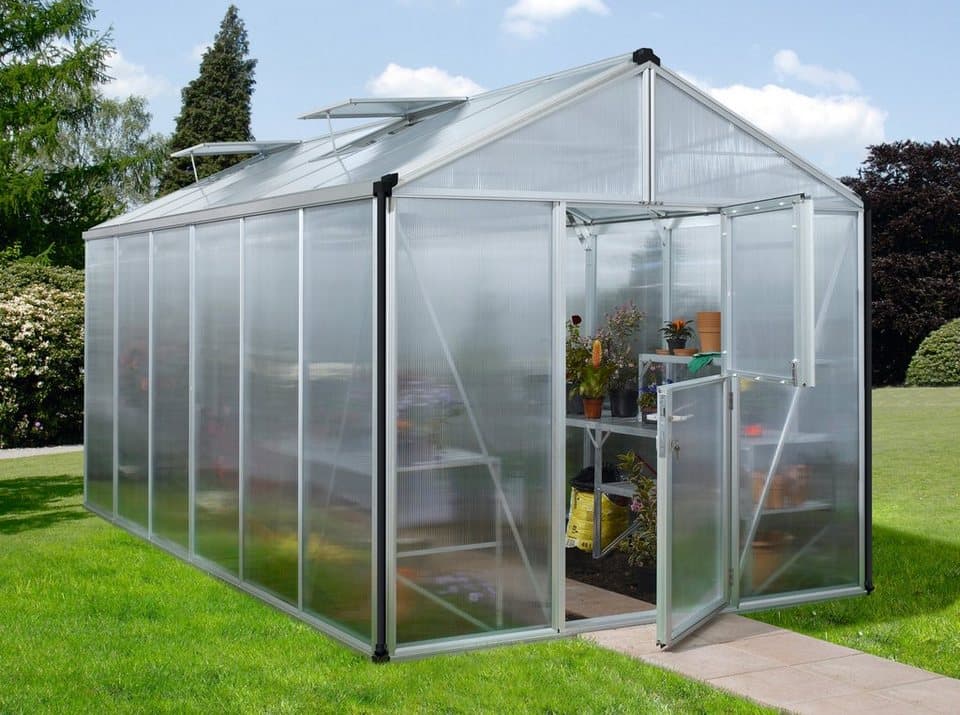 Vitavia Gewächshaus Zeus 11900, BxTxH: 266 x 473 x 250 cm, 10 mm Wandstärke - Bild 1