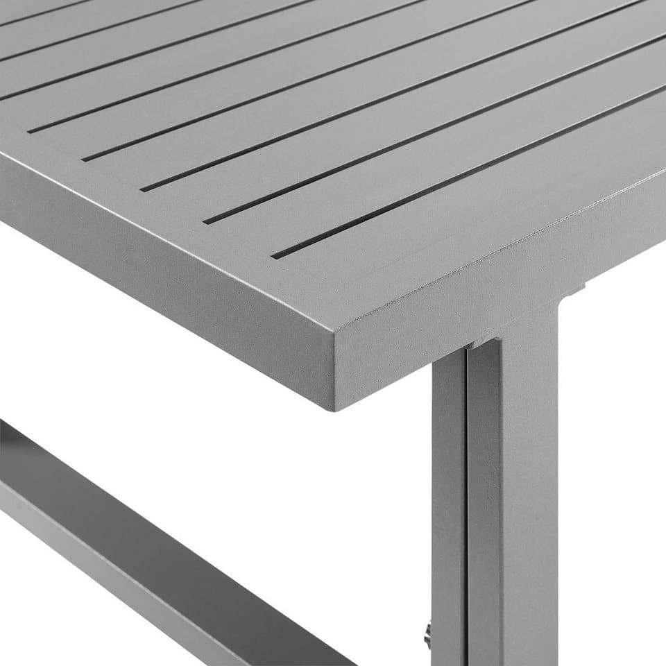 KONIFERA Gartenlounge-Set Hamburg, (Set, 14-tlg., Tisch:100x60x60/40cm,abnehmbare Rückenlehnen,individuell aufstellbar), höhenverstellbarer Tisch, inkl. Schutzhülle, Aluminiumgestell - Thumbnail 15