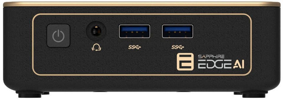 Sapphire EDGE AI 370 Barebone-PC (AMD Ryzen AI 9 HX 370, Radeon 890M, 96 GB RAM, 0 GB SSD, Luftkuhlung) - Thumbnail 5