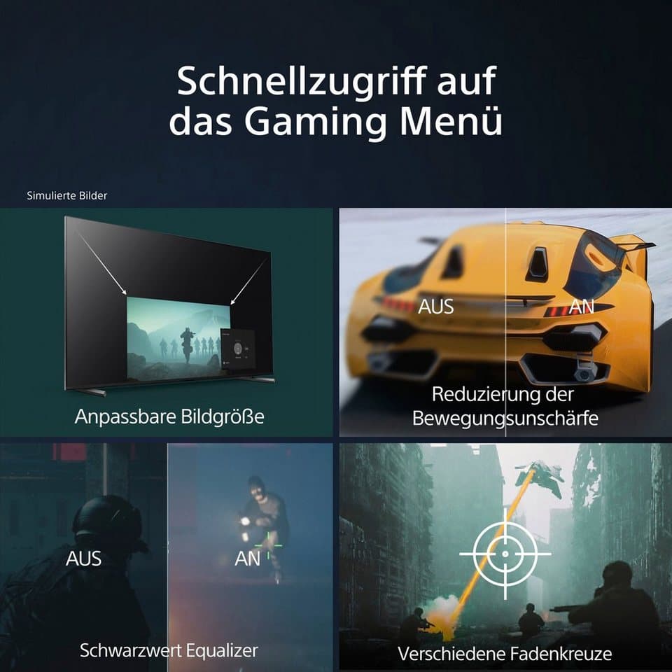 Sony KD-65X80L LED-Fernseher (164 cm/65 Zoll, 4K Ultra HD, Smart-TV, Google TV, HDR, X1-Prozessor, BRAVIA CORE, Triluminos Pro, HDMI 2.1, Gaming-Menü) - Thumbnail 11
