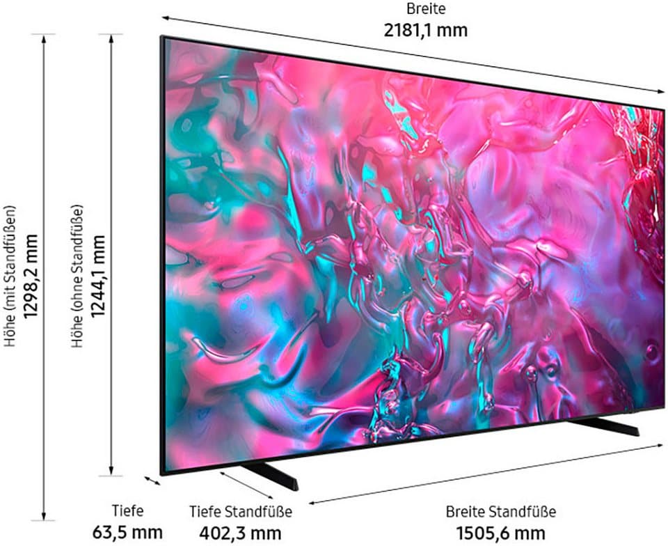 Samsung GU98DU9079U LED-Fernseher (249 cm/98 Zoll, 4K Ultra HD, Smart-TV, Crystal UHD, Q-Symphony, Dolby Surround Sound, Triple Tuner, Smart-Hub) - Thumbnail 13