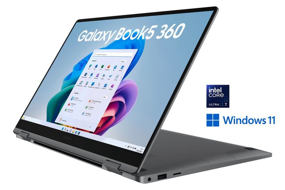 Samsung Galaxy Book5 360 15,6'' (NP750Q) Ultra7 16 GB + 512 GB Convertible Notebook (39,6 cm/15,6 Zoll, Intel Core Ultra 7, ARC, 16 GB, 512 GB SSD) - Thumbnail 5