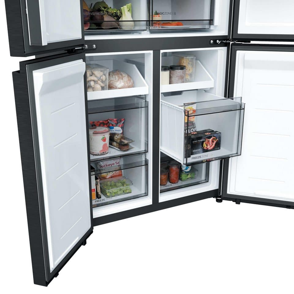 Haier Multi Door Cube 83 HCR58S18CWMB, 185 cm hoch, 83 cm breit, Wasserdispenser mit Tank - Thumbnail 4