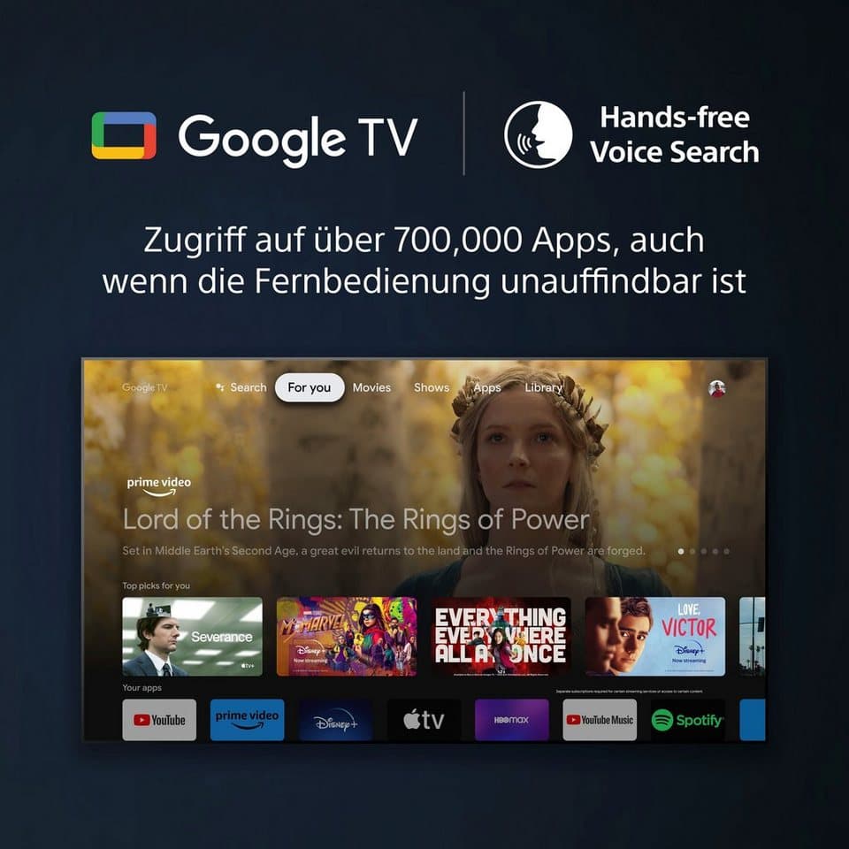 Sony KD-65X80L LED-Fernseher (164 cm/65 Zoll, 4K Ultra HD, Smart-TV, Google TV, HDR, X1-Prozessor, BRAVIA CORE, Triluminos Pro, HDMI 2.1, Gaming-Menü) - Thumbnail 10