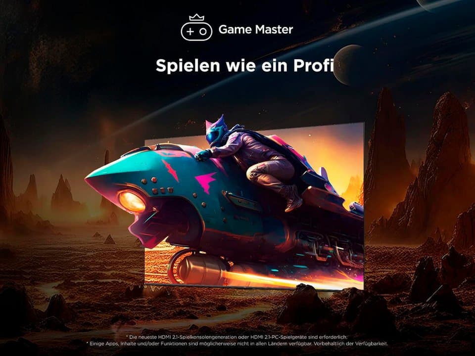 TCL 75P81KXB QLED-Fernseher (189 cm/75 Zoll, 4K Ultra HD, Smart-TV, Google TV, 144Hz, Multi-HDR, Dolby Vision, Game Master, Smart TV, Apple TV, ONKYO) - Thumbnail 11