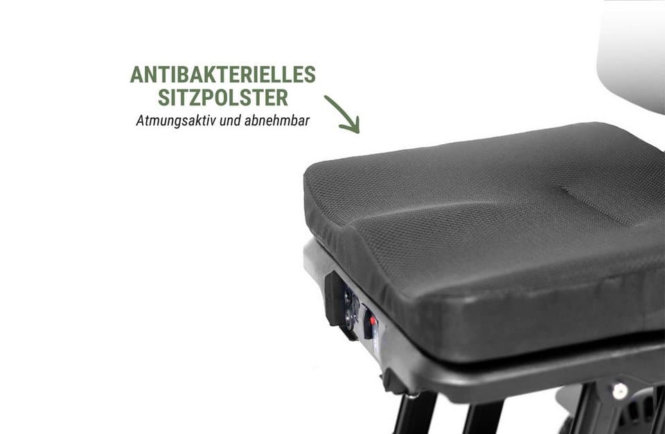 Prophete Elektromobil SM4 Kompakt E-Seniorenroller, 250 W, 6 km/h, Tiefer Einstieg, bis zu 20 km Reichweite, klappbar - Thumbnail 16