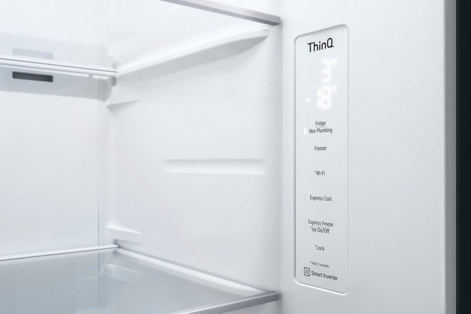 LG Side-by-Side G-Serie GSGV81EPLL, 179 cm hoch, 91,3 cm breit, Total No Frost, LINEARCooling, Multi-Airflow, Integrierter Wassertank - Thumbnail 20