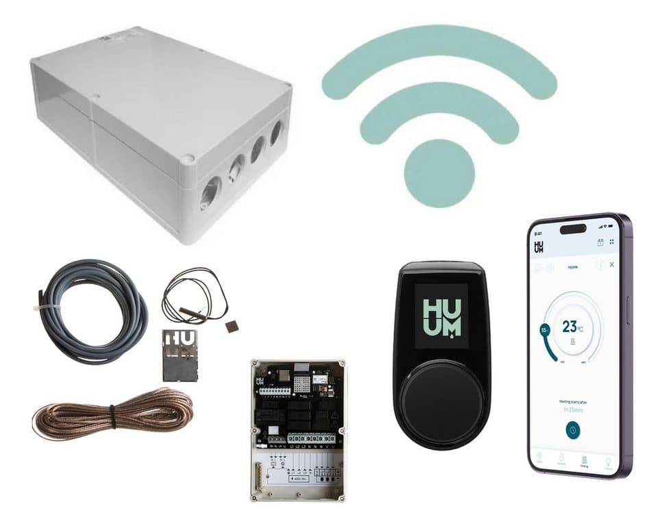 Karibu Bio-Saunaofen 9 kW SET mit WiFi-Steuerung, 9 kW, externe Steuerung, mit WLAN-fähigem Steuergerät - Thumbnail 5