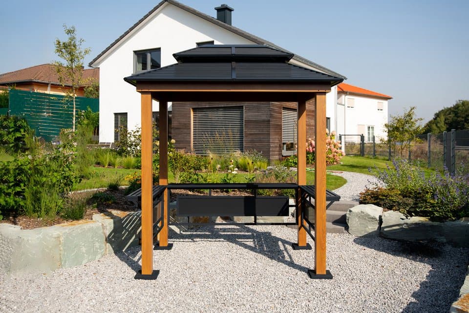 Sojag Grillpavillon »Maui« Holzoptik, 158x249x278 cm - Thumbnail 4