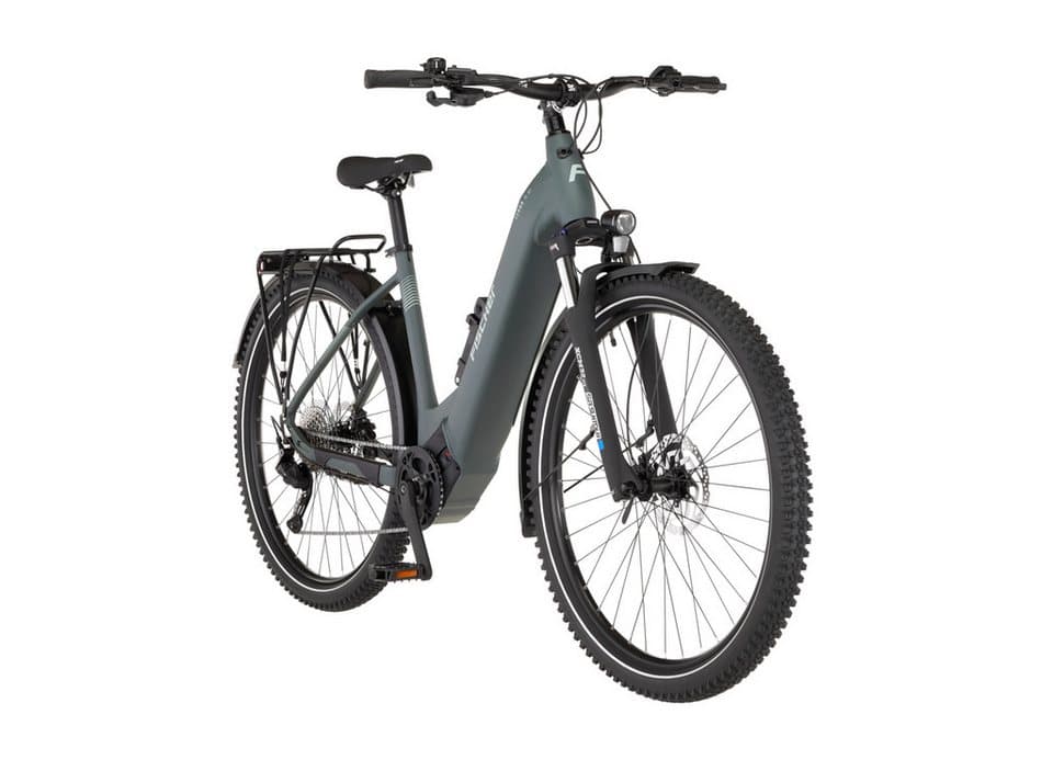 FISCHER Fahrrad E-Bike Trekkingrad TERRA 6.8I 711 ULTIMATE, 9 Gang Shimano Cues RD-U3020 Schaltwerk, Mittelmotor, 711 Wh - Thumbnail 3