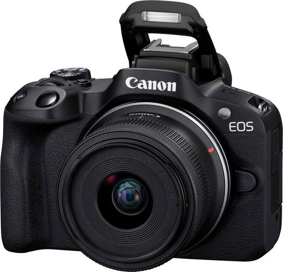 Canon EOS R50 + RF-S 18-45mm F4.5-6.3 IS STM Kit Systemkamera (RF-S 18-45mm F4.5-6.3 IS STM, 24,2 MP, Bluetooth, WLAN, inkl. RF-S Objektiv 18-45 IS) - Thumbnail 6