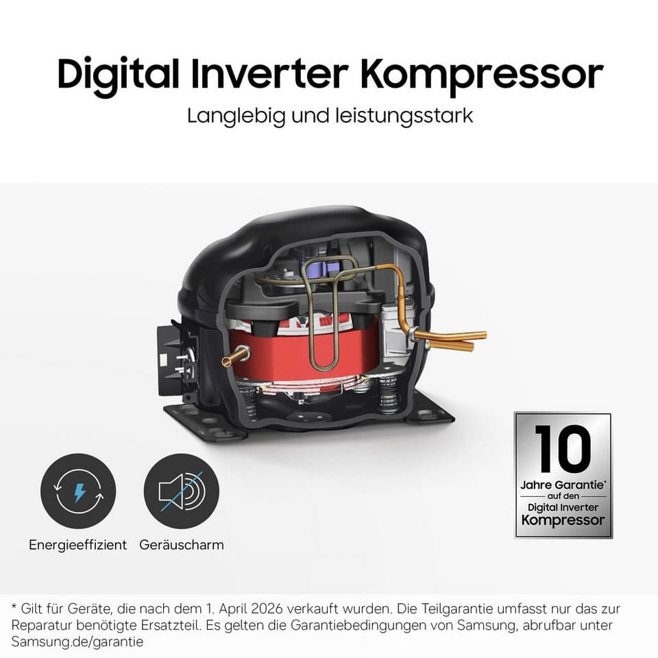 Samsung Kühl-/Gefrierkombination 7300A Serie RB38C607AS9, 203 cm hoch, 59,5 cm breit, No Frost+, SpaceMax, Wifi & AI Energy Mode - Thumbnail 13