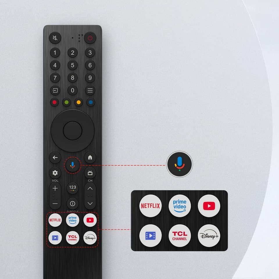 TCL 75P81KXB QLED-Fernseher (189 cm/75 Zoll, 4K Ultra HD, Smart-TV, Google TV, 144Hz, Multi-HDR, Dolby Vision, Game Master, Smart TV, Apple TV, ONKYO) - Thumbnail 15