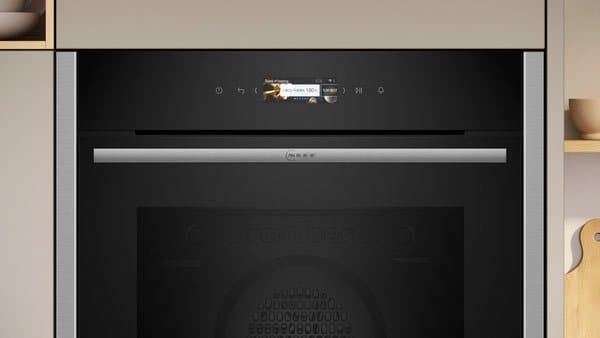 NEFF Backofen N 70 B24CR31N0, mit Teleskopauszug nachrüstbar, Hydrolyse, Backen auf 3 Ebenen mit CircoTherm® & einfache Easy Clean Reinigung - Thumbnail 2